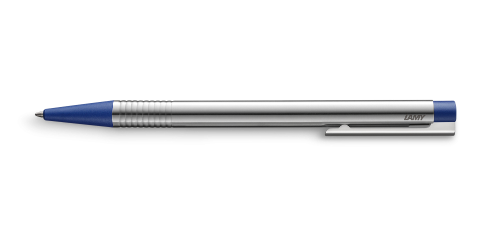 LAMY Kugelschreiber logo silber, Schreibfarbe: blau, 1 St.