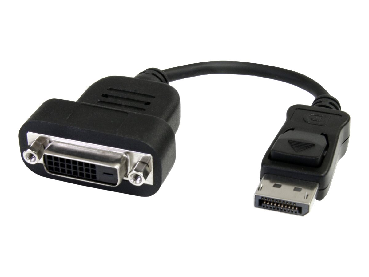 StarTech.com Aktiver DisplayPort auf DVI-D Adpater - DP zu DVI Single Link Konverter (Stecker/Buchse) - 1920x1200 - DisplayPort-Adapter - 20 cm