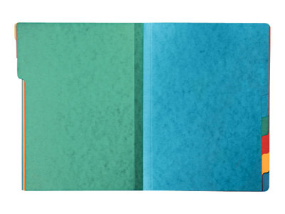 bene Ordnungsmappe 9 Fächer blau, 1 St