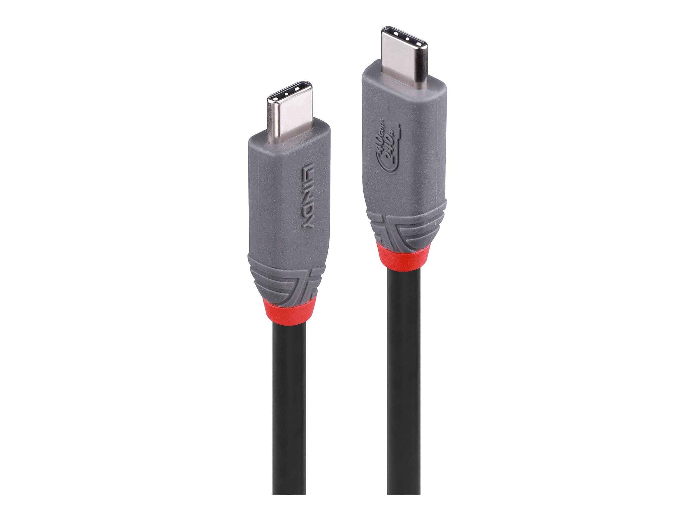 0,8m USB 4 240W Type C Cable Anthra Line