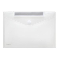 10 FolderSys Dokumententaschen Index DIN A4 transparent genarbt 0,20 mm