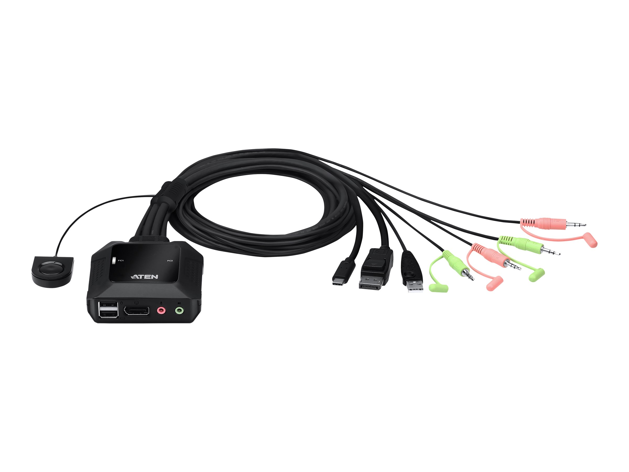 Adap KVM Switch Aten 2P USB-C DP CS52DP