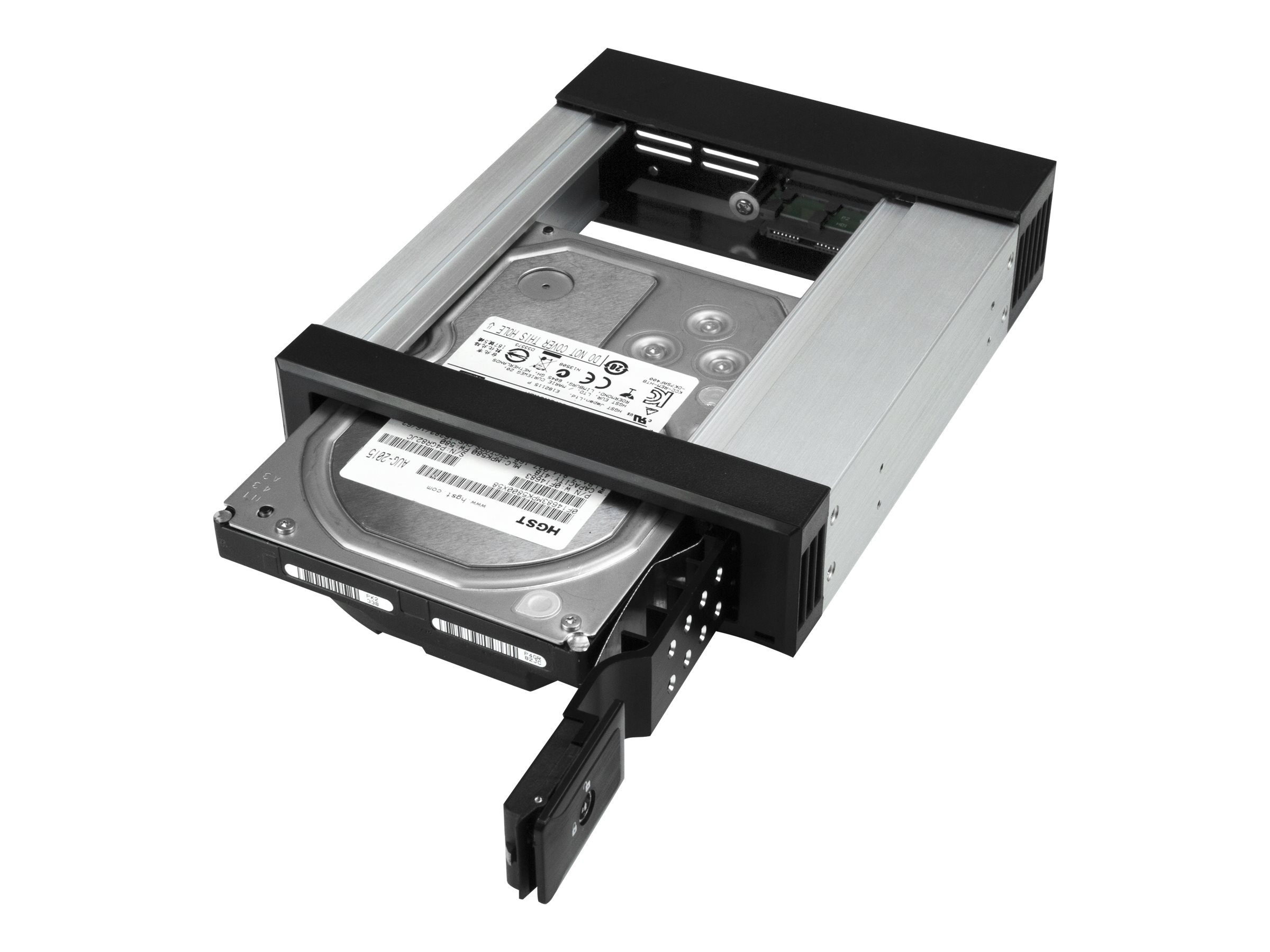 STARTECH.COM 13,34cm/5,25Zoll auf 8,89cm/3,25Zoll Festplatten Wechselrahmen 3,5Zoll SATA/SAS Laufwerke-Trägerlos-SAS/SATA Backplane