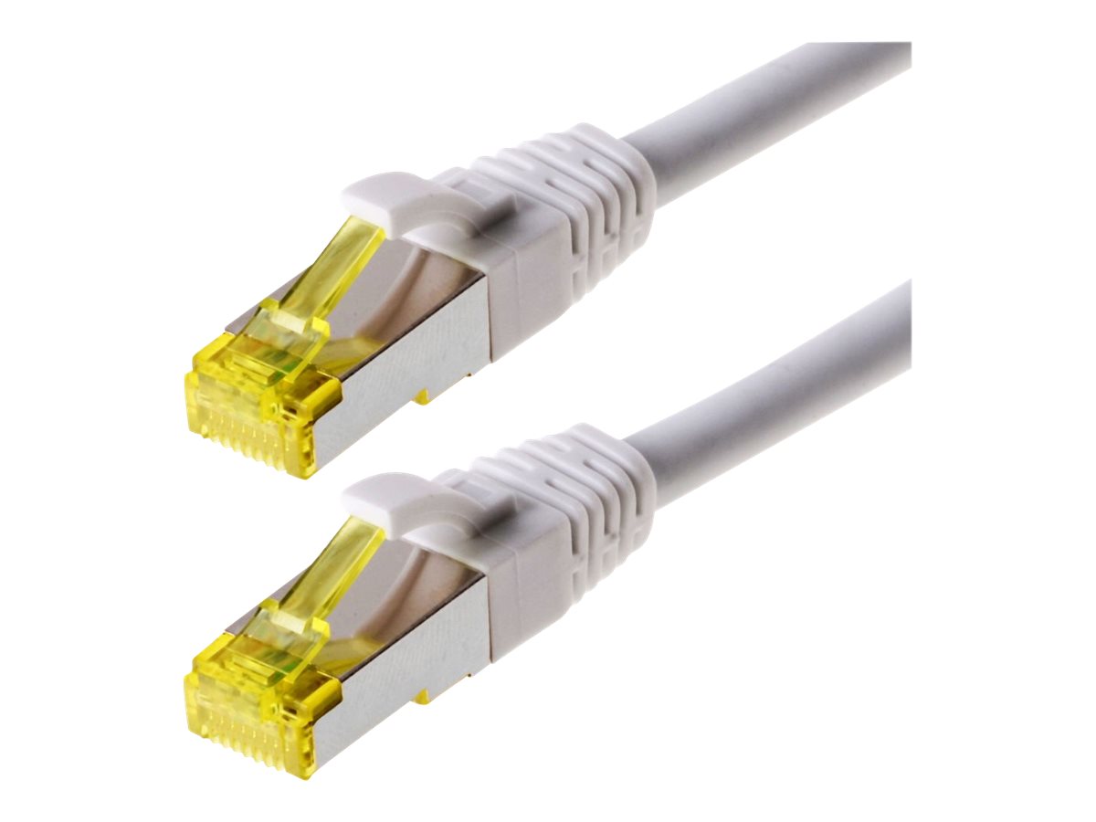 helos Patchkabel S/FTP Cat 6a weiss 2,0m