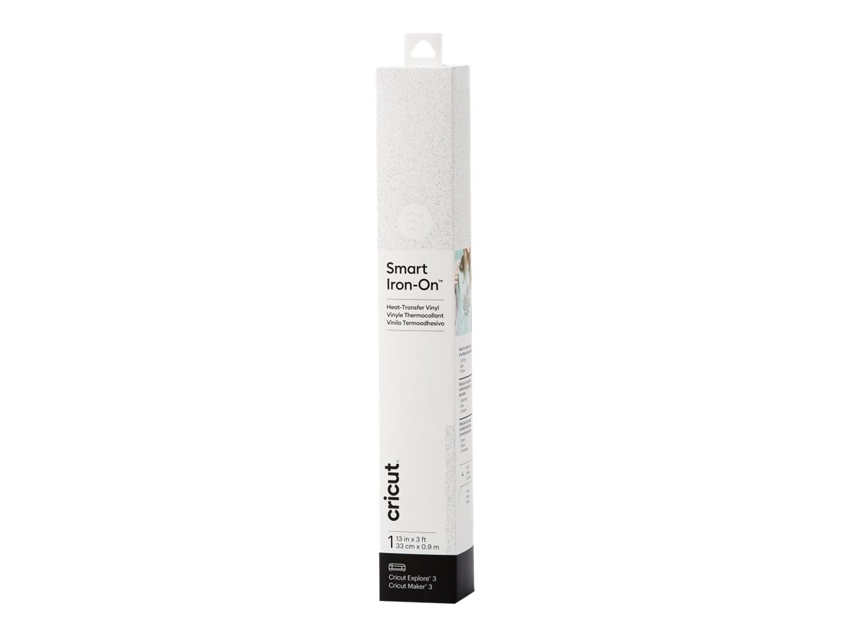 cricut™ Smart Iron-On Glitzer Aufbuegelfolie weiss Effekt-Folie 33,0 cm x 0,9 m, 1 Rolle cricut™ Smart Iron-On Glitzer Aufbuegelfolie weiss Effekt-Folie 33,0 cm x 0,9 m, 1 Rolle