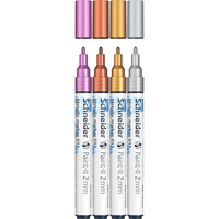 Schneider 011 Lackmarker farbsortiert 2,0 mm, 4 Set Schneider 011 Lackmarker farbsortiert 2,0 mm, 4 Set