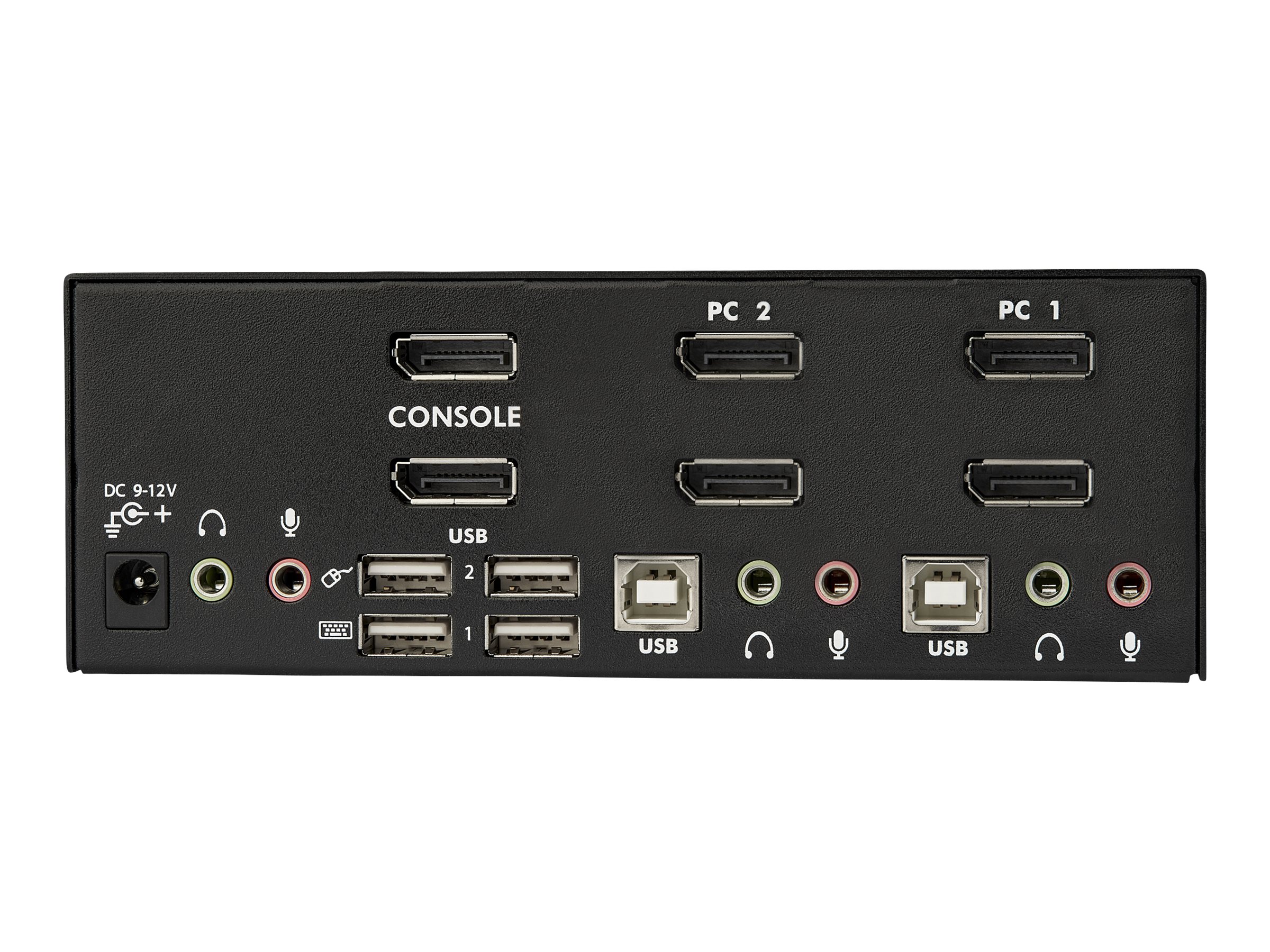 STARTECH.COM 2 Port Dual DisplayPort USB KVM Switch mit Audio - DisplayPort Desktop KVM Umschalter STARTECH.COM 2 Port Dual DisplayPort USB KVM Switch mit Audio - DisplayPort Desktop KVM Umschalter