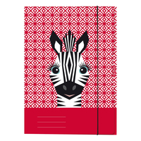 herlitz Sammelmappe Cute Animals DIN A4 Zebra, 1 St