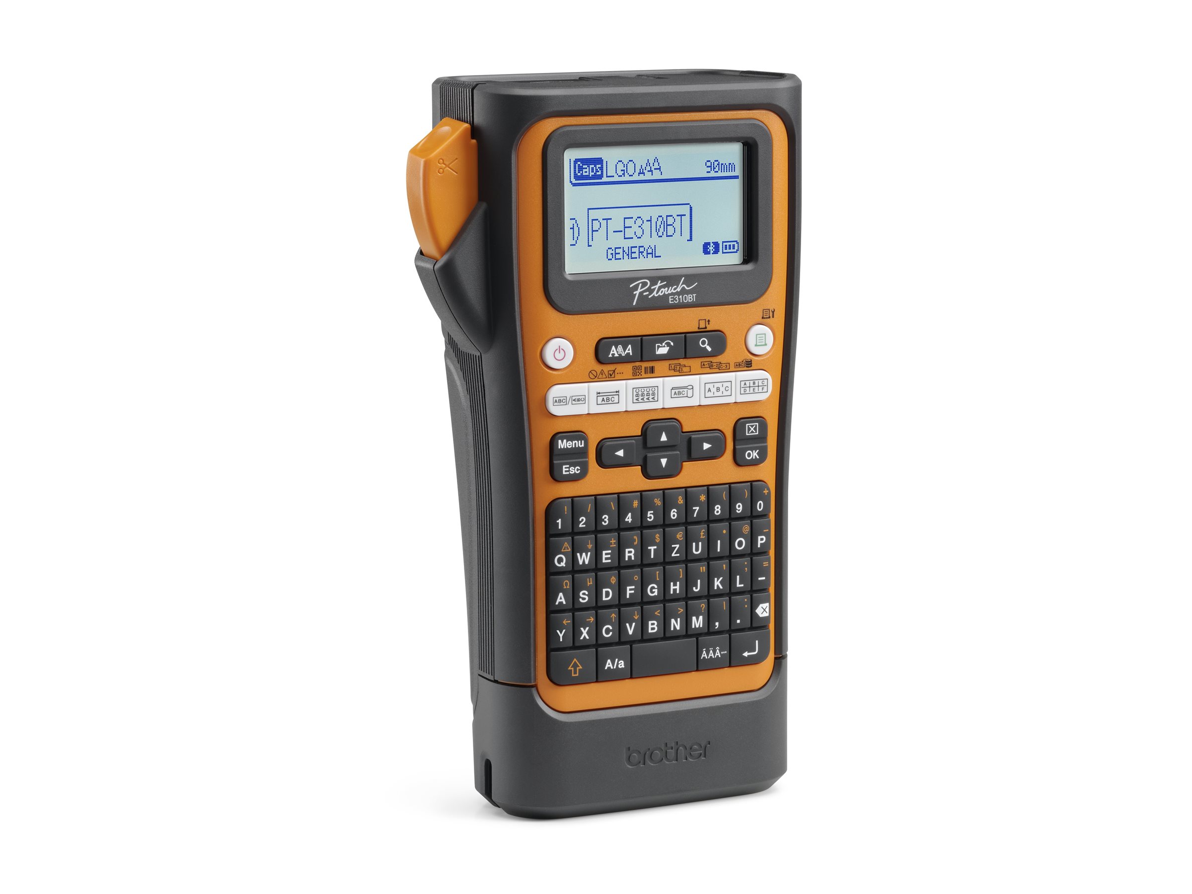 brother P-touch E310BT BeschriftungsgerÃ¤t orange, schwarz