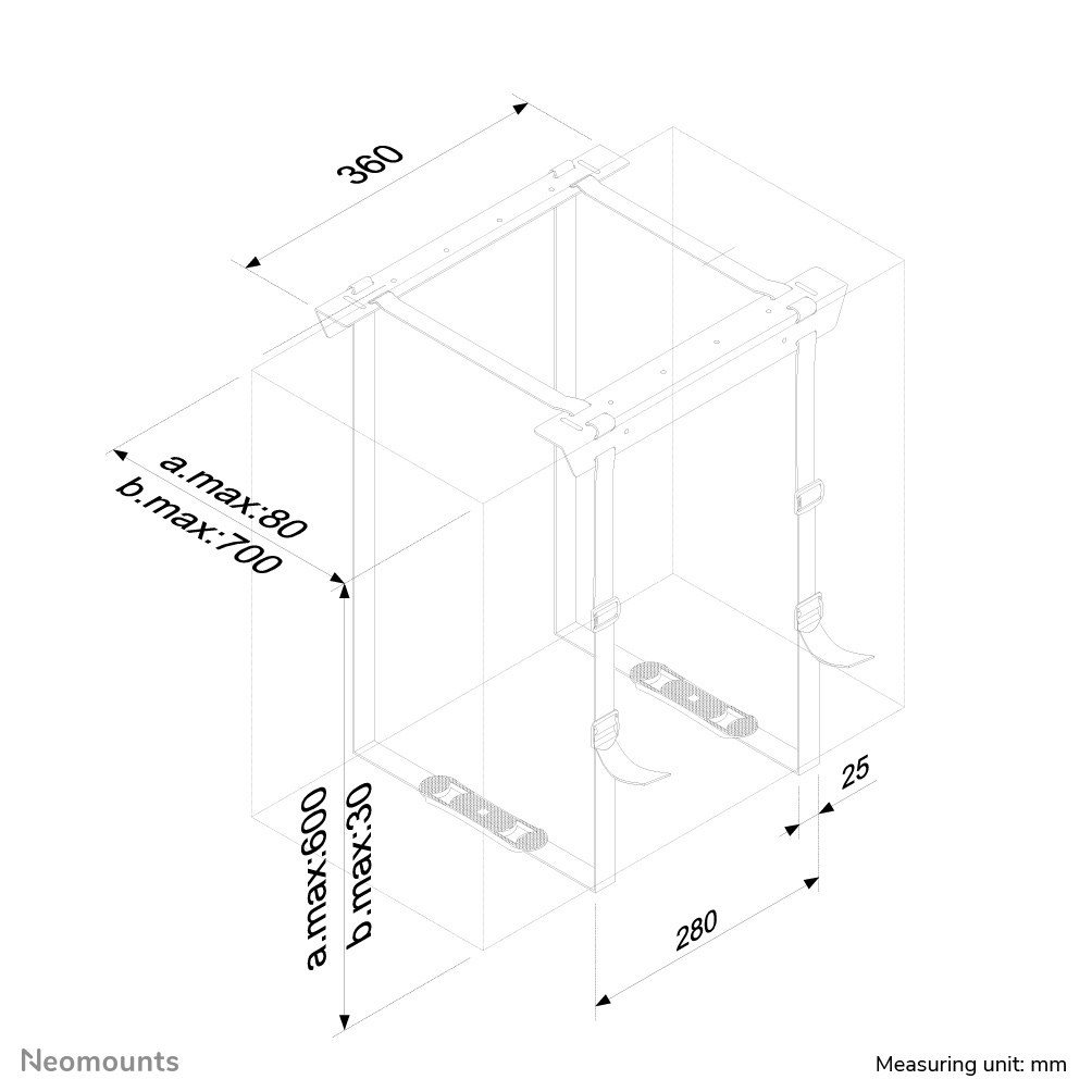 NewStar Neomounts CPU-D025 CPU-Halterung