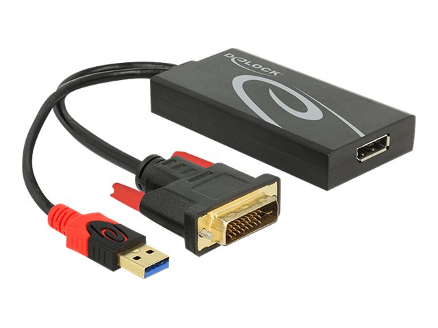 Delock Adapterkabel DVI 24+1 Stecker > Displayport 1.2 Buchse