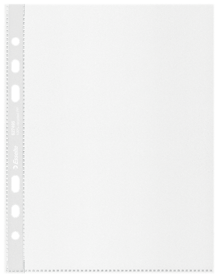Esselte Prospekthüllen DIN A5 transparent genarbt 0,07 mm, 100 St