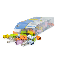 80 RAPESCO® Foldbackklammern Smiles farbsortiert 1,9 cm 80 RAPESCO® Foldbackklammern Smiles farbsortiert 1,9 cm