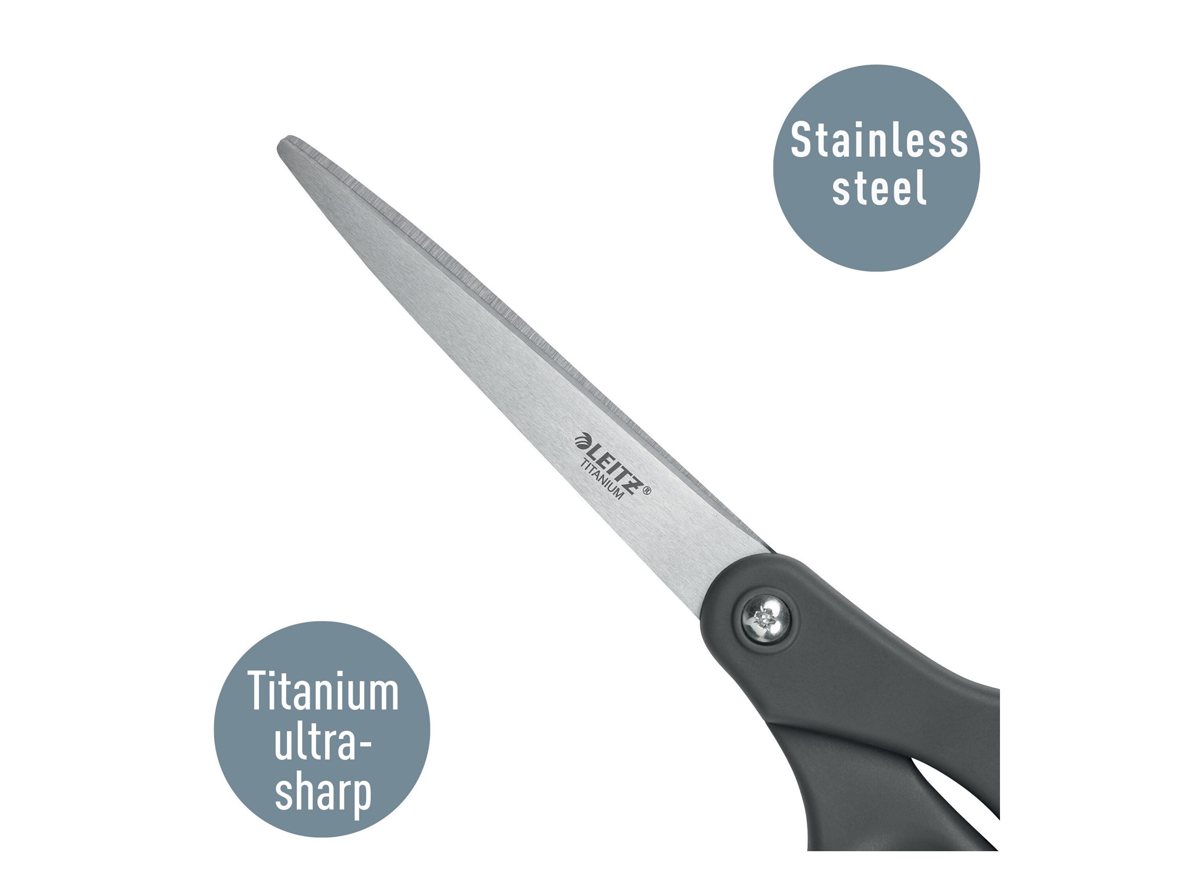 LEITZ Schere Titanium dunkelgrau 20,5 cm