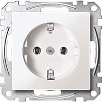 Merten Steckdose SCHUKO MEG24010325 Liftklemmen aktivweiß gl Merten Steckdose SCHUKO MEG24010325 Liftklemmen aktivweiß gl