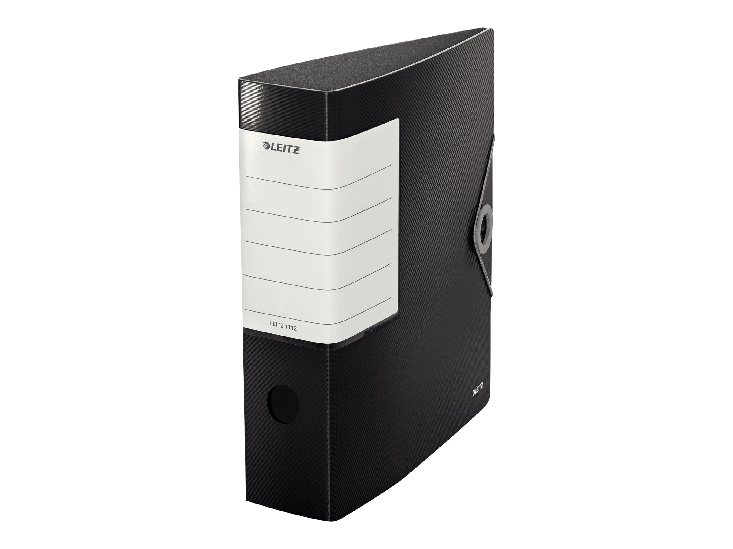 LEITZ Solid 1112 Ordner schwarz Kunststoff 8,2 cm DIN A4