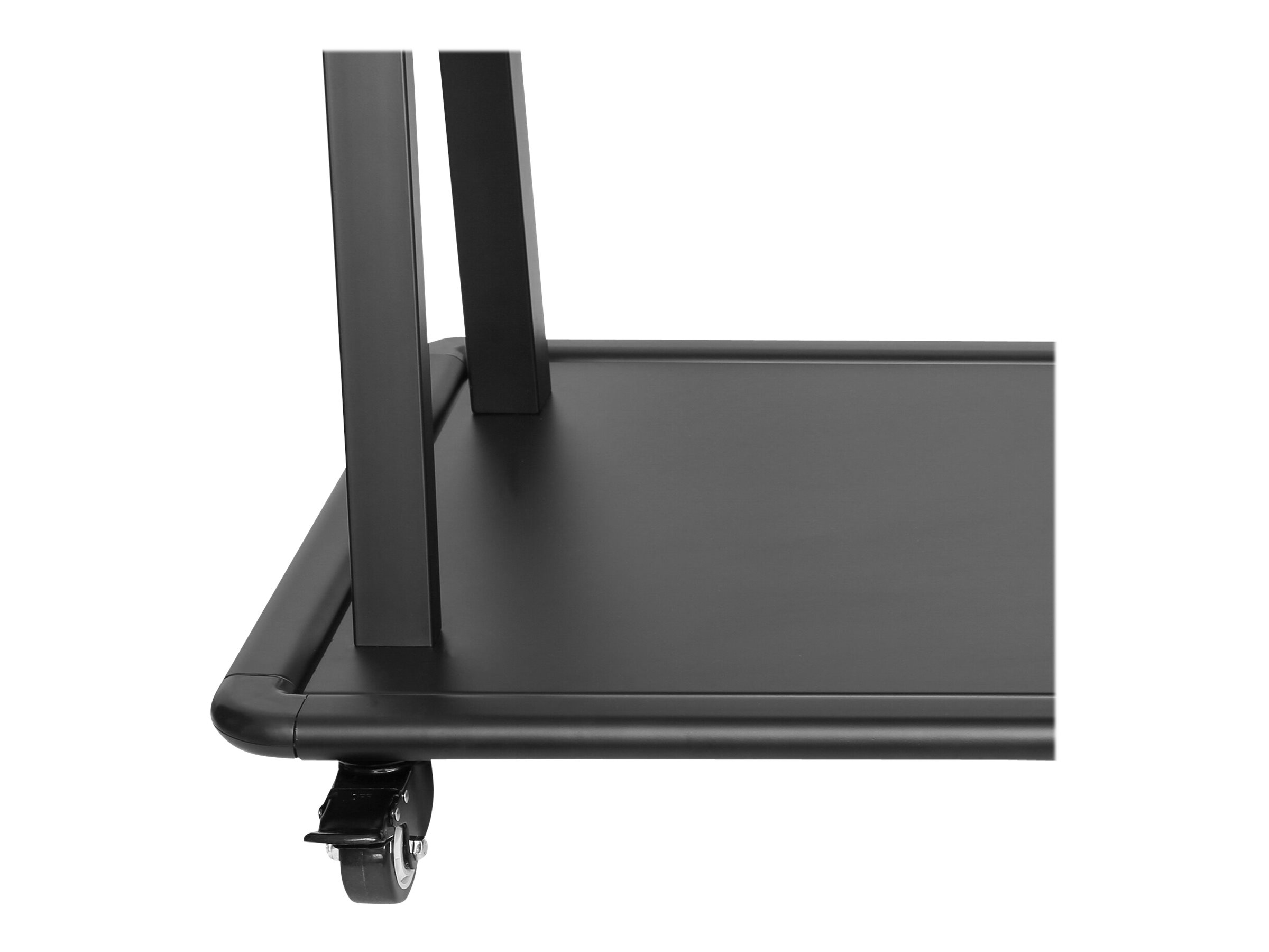 NEOMOUNTS Mobile Flat Screen Floor Stand + Trolley Height 137-162cm 60-105Zoll Black