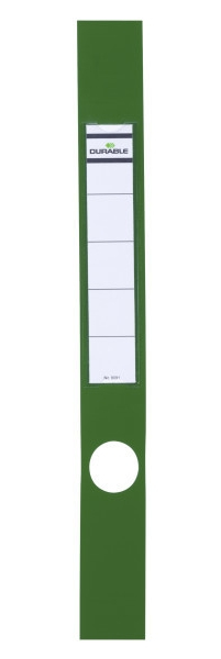 10 DURABLE Ordneretiketten ORDOFIXÂ® grÃ¼n fÃ¼r 5,0 cm RÃ¼ckenbreite