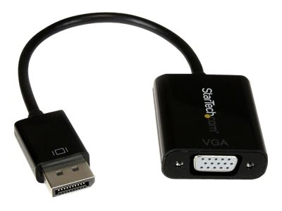 Startech Displayport 1.2 Kabel 0,1m DP zu VGA schwarz