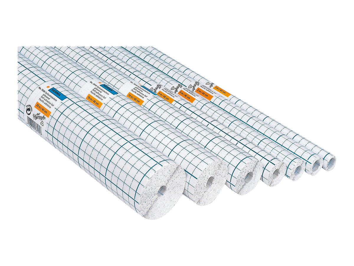 HERMA Bucheinbandfolie selbstklebend Selbstklebefolie transparent 40,0 cm x 2,0 m