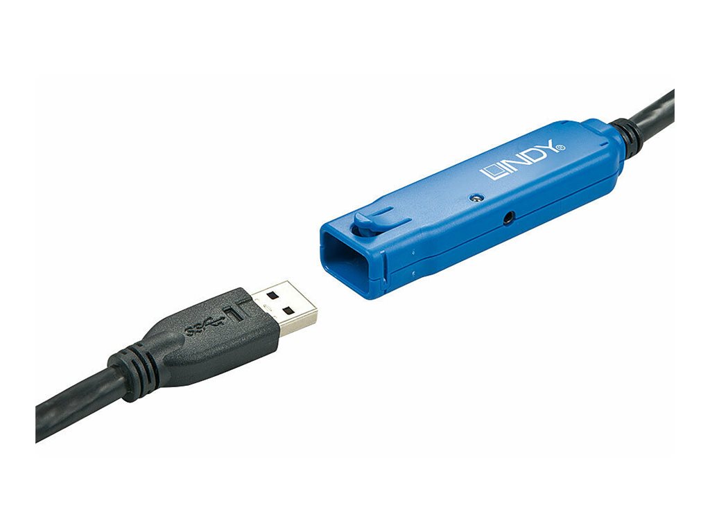 LINDY USB 3.0 Aktiv-Verlaengerung Pro 10 Meter. USB 3.0 Super Speed