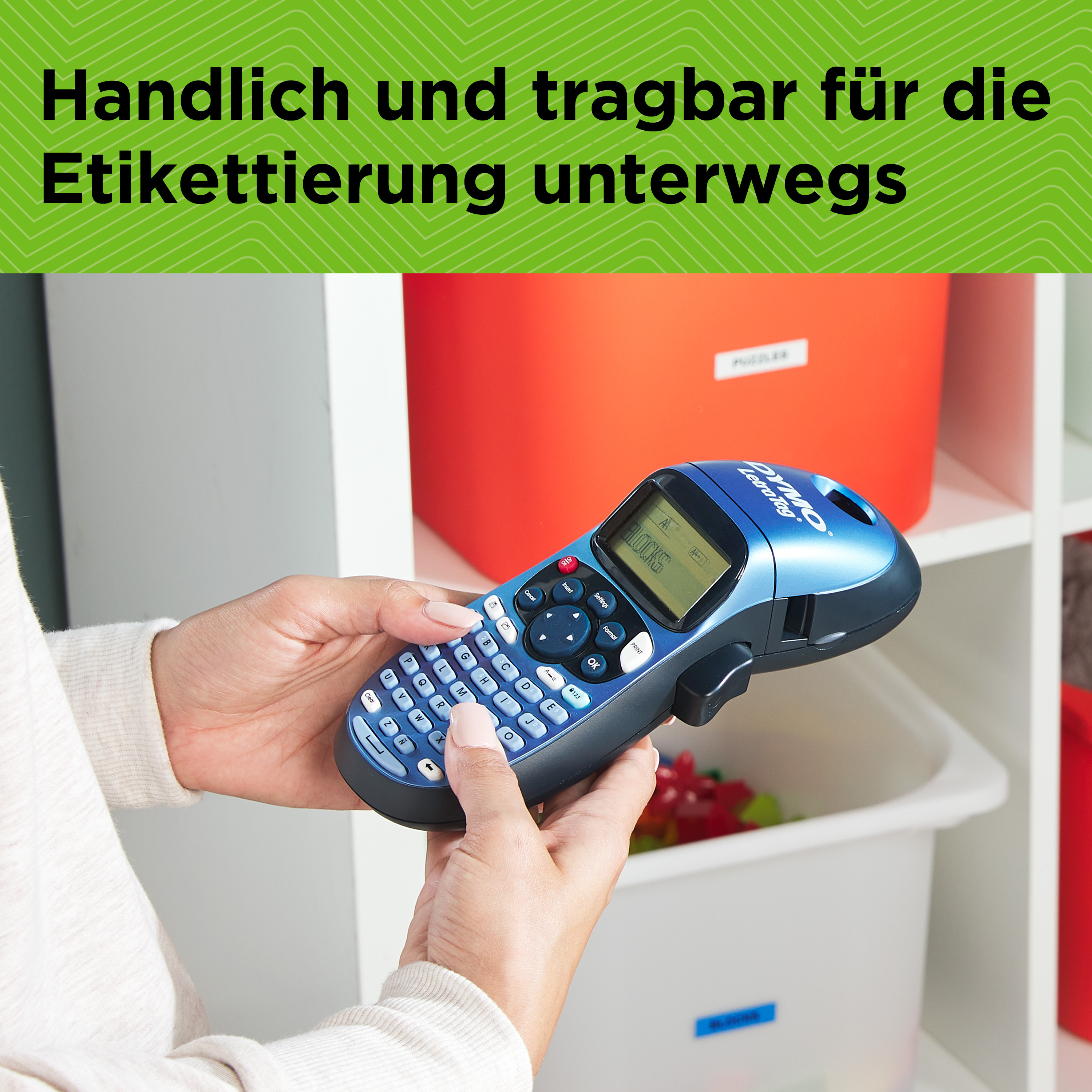 Dymo LetraTag LT-100H Beschriftungsgerät Schwarz