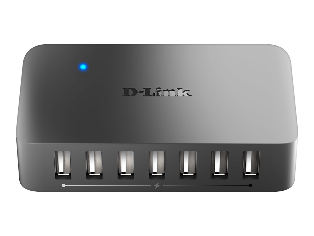 D-Link DUB H7 - Hub - 7 x USB 2.0 - Desktop