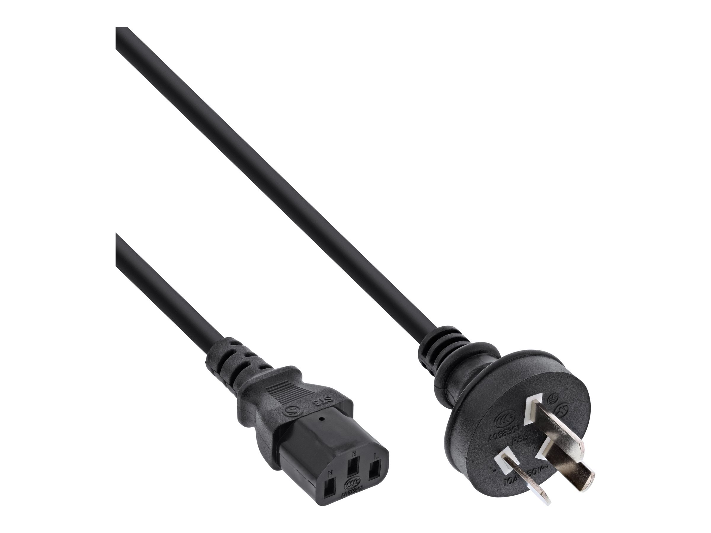 INLINE Netzkabel Netzstecker China auf Kaltgeraetestecker C13 1,8m schwarz INLINE Netzkabel Netzstecker China auf Kaltgeraetestecker C13 1,8m schwarz