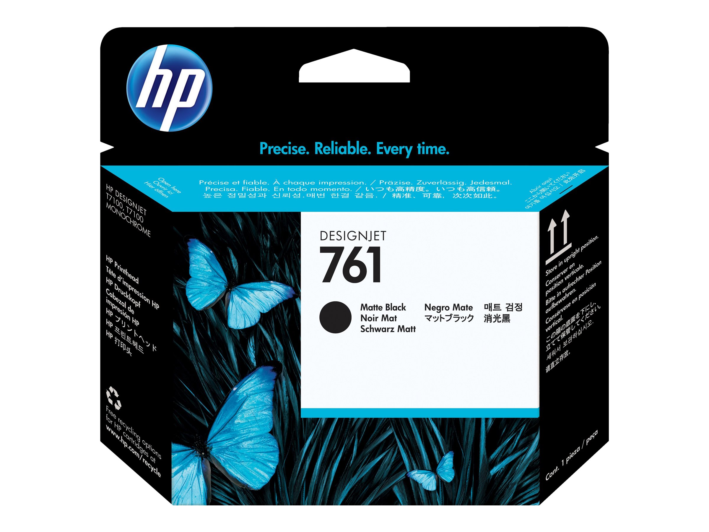 HP 761 Original Druckkopf matt schwarz and matt schwarz Standardkapazitaet 1er-Pack HP 761 Original Druckkopf matt schwarz and matt schwarz Standardkapazitaet 1er-Pack