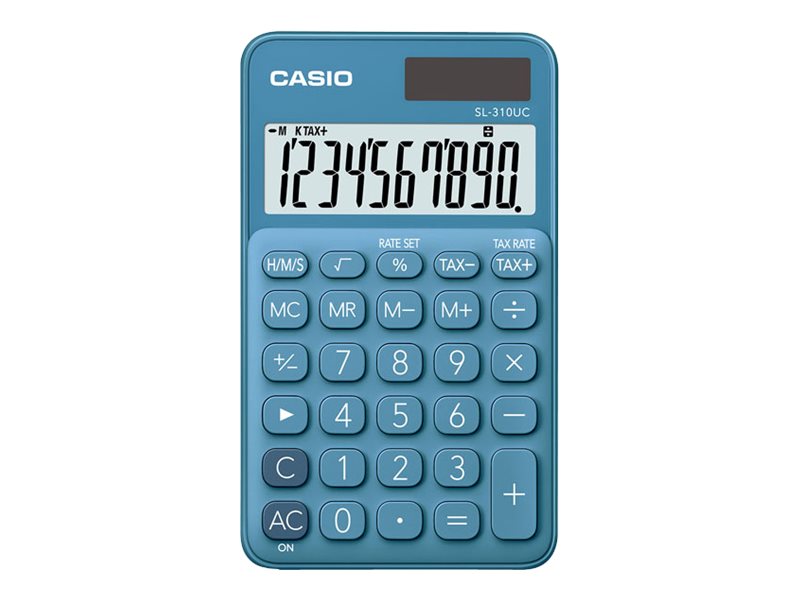 CASIO SL-310UC Taschenrechner blau CASIO SL-310UC Taschenrechner blau