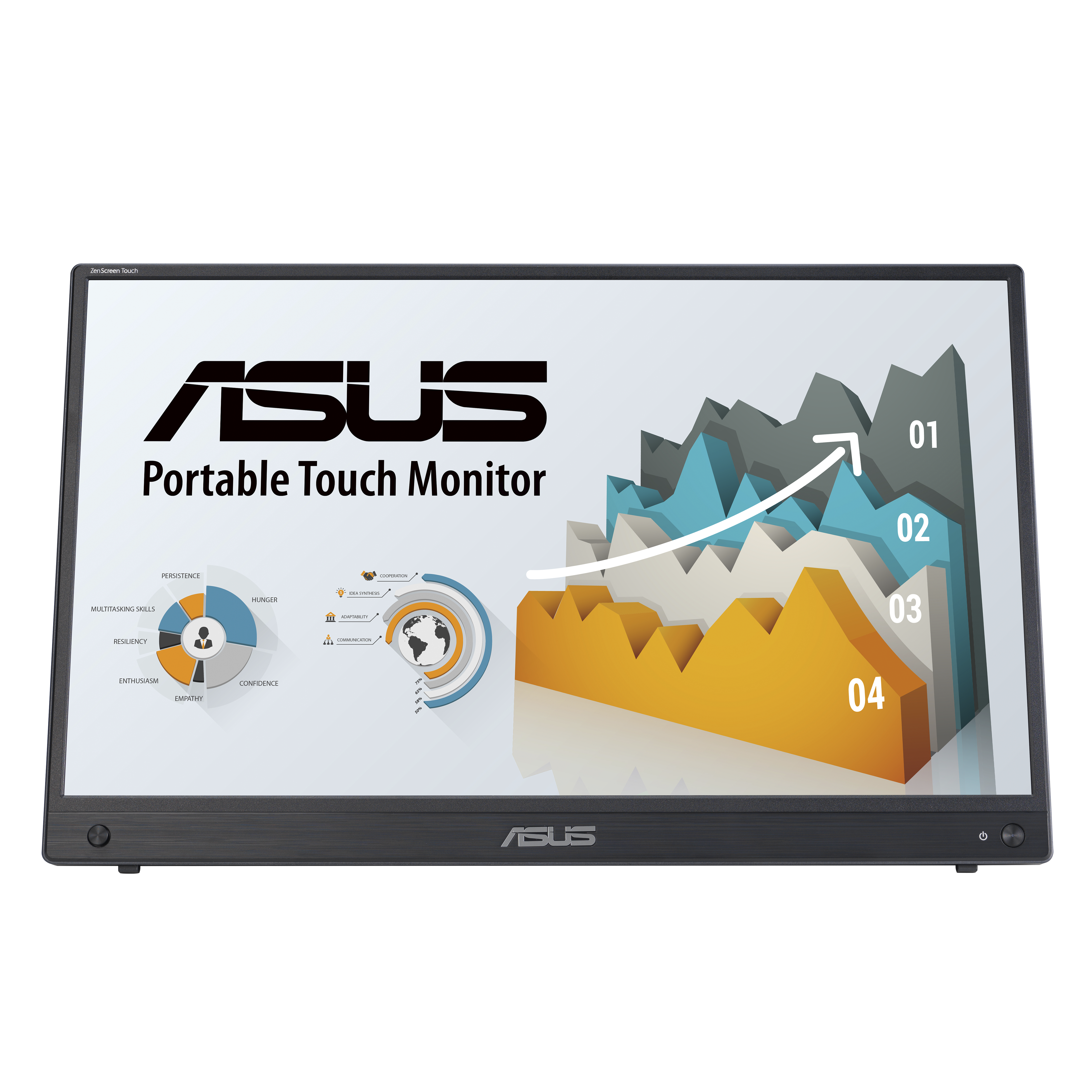 ASUS MB16AHT 39,62cm 15,6Zoll FHD IPS 60HZ 5MS HDMI MINIDP ZENSCREEN PORTABLE DARK GRAY