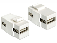 DELOCK Keystone USB2.0 A Buchse > USB2.0 A Buchse