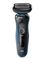 Braun 51B1820s Series 5 Elektrorasierer mit EasyClick Trimmer Aufsatz, blau