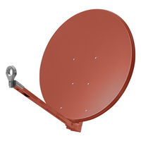 TELEVES Deutschland SAT-Spiegel S860CL-Z ziegelrot 85x90cm
