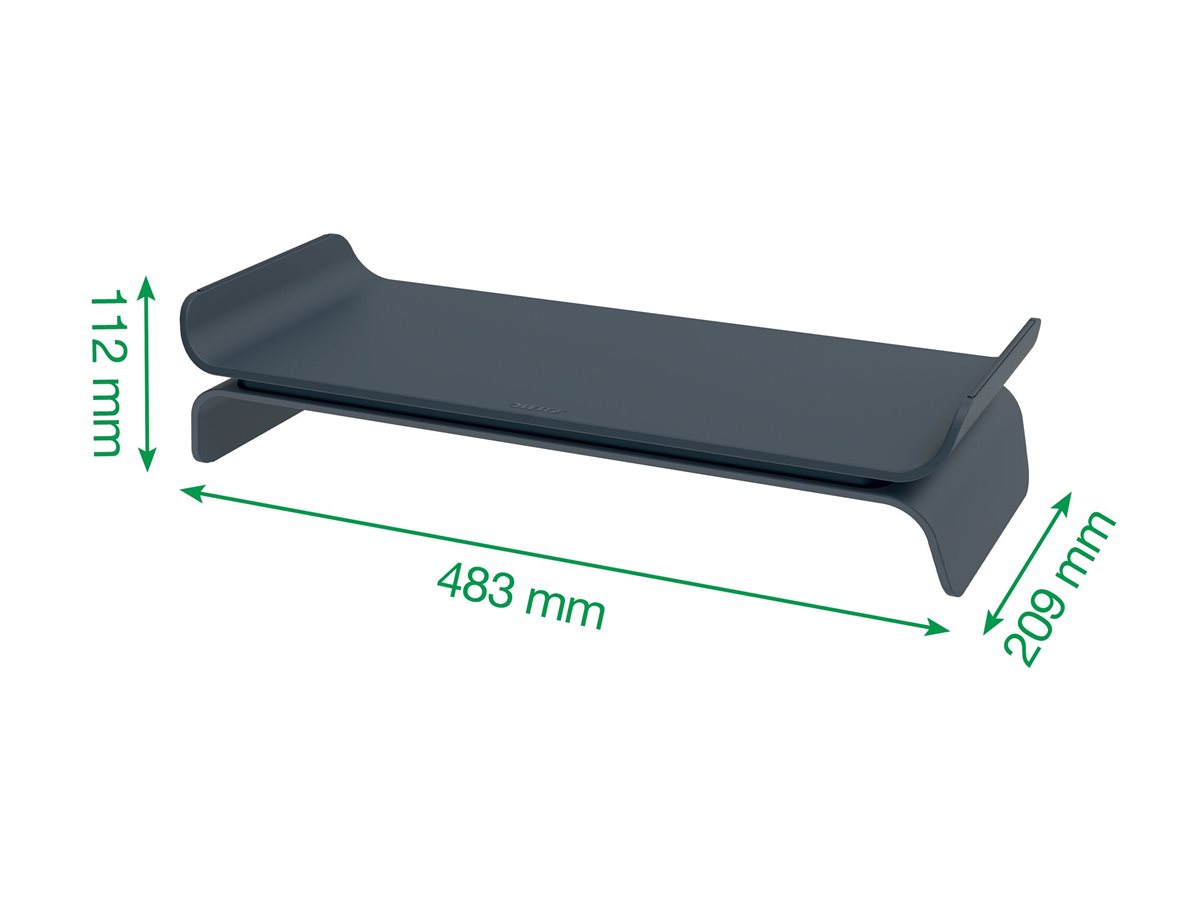 LEITZ Monitorstaender Ergo dunkelgrau LEITZ Monitorstaender Ergo dunkelgrau
