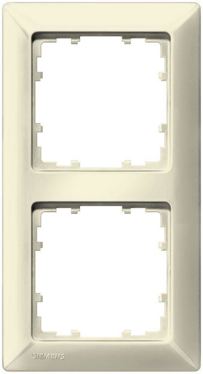 Siemens Rahmen 5TG2582-0 2fach elektroweiss Siemens Rahmen 5TG2582-0 2fach elektroweiss