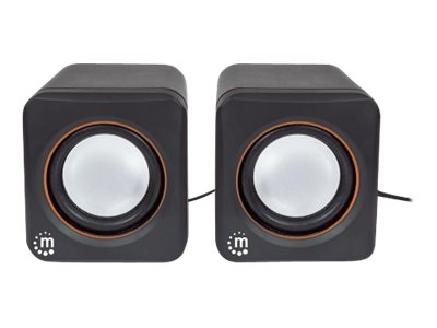 MANHATTAN 2600 Lautsprechersystem Voller Stereoklang und kompaktes Format optimal fuer das mobile Musikerlebnis