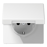 Jung Steckdose SCHUKO LS1520BFKLWW mit Klappdeckel Jung Steckdose SCHUKO LS1520BFKLWW mit Klappdeckel
