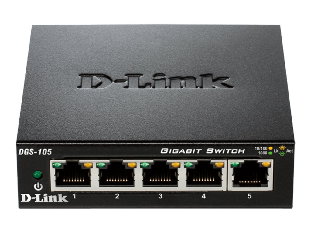 DLIN Desktop unmanaged Switch 5x10/100/1000 DLIN Desktop unmanaged Switch 5x10/100/1000