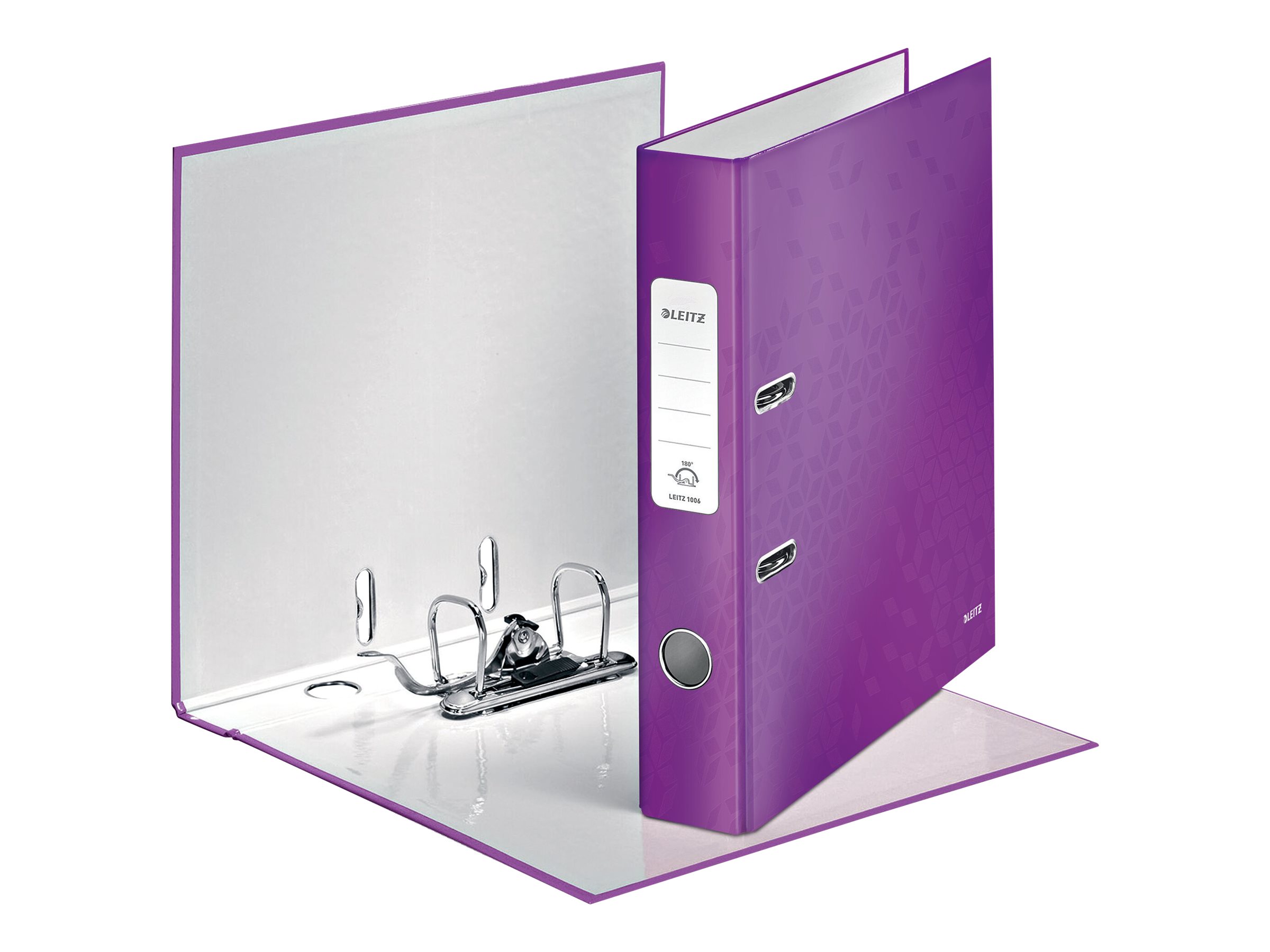 LEITZ Ordner lila Karton 5,0 cm DIN A4