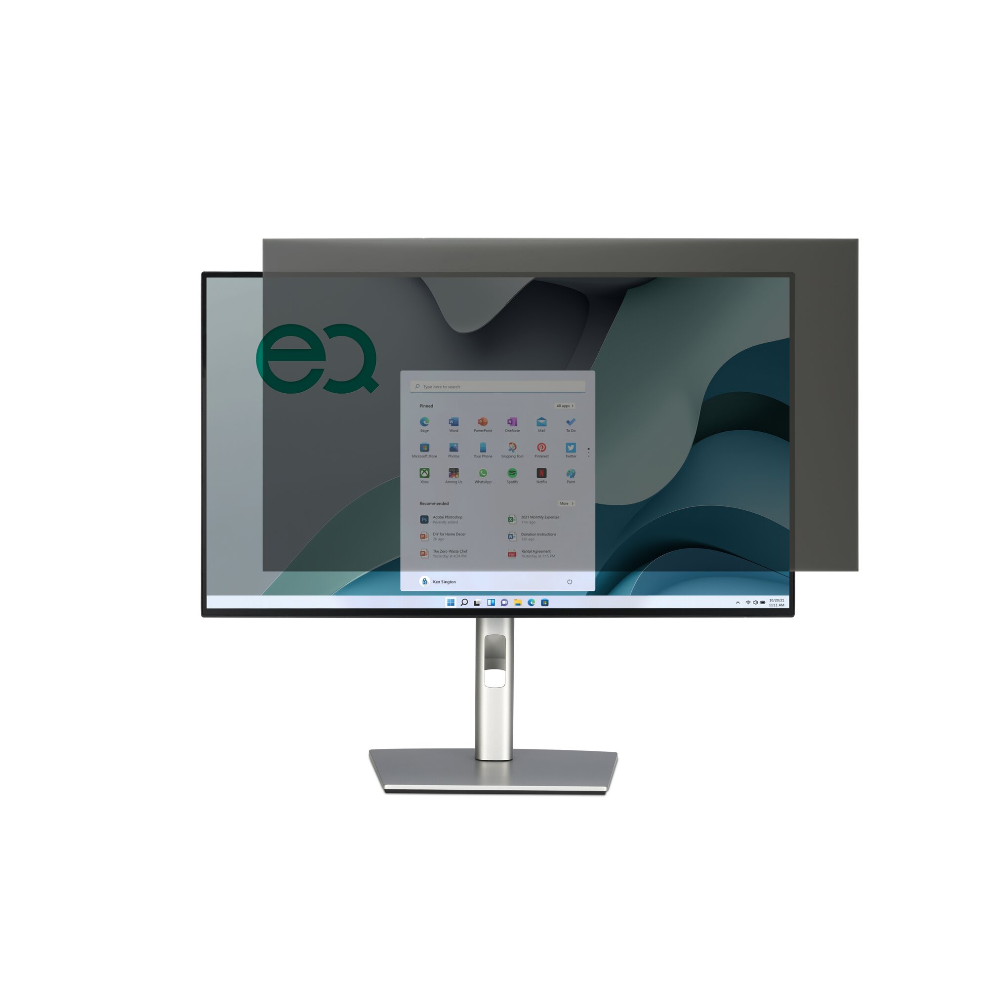Kensington Blickschutzfilter EQ 2-Wege remov. 27 16:9