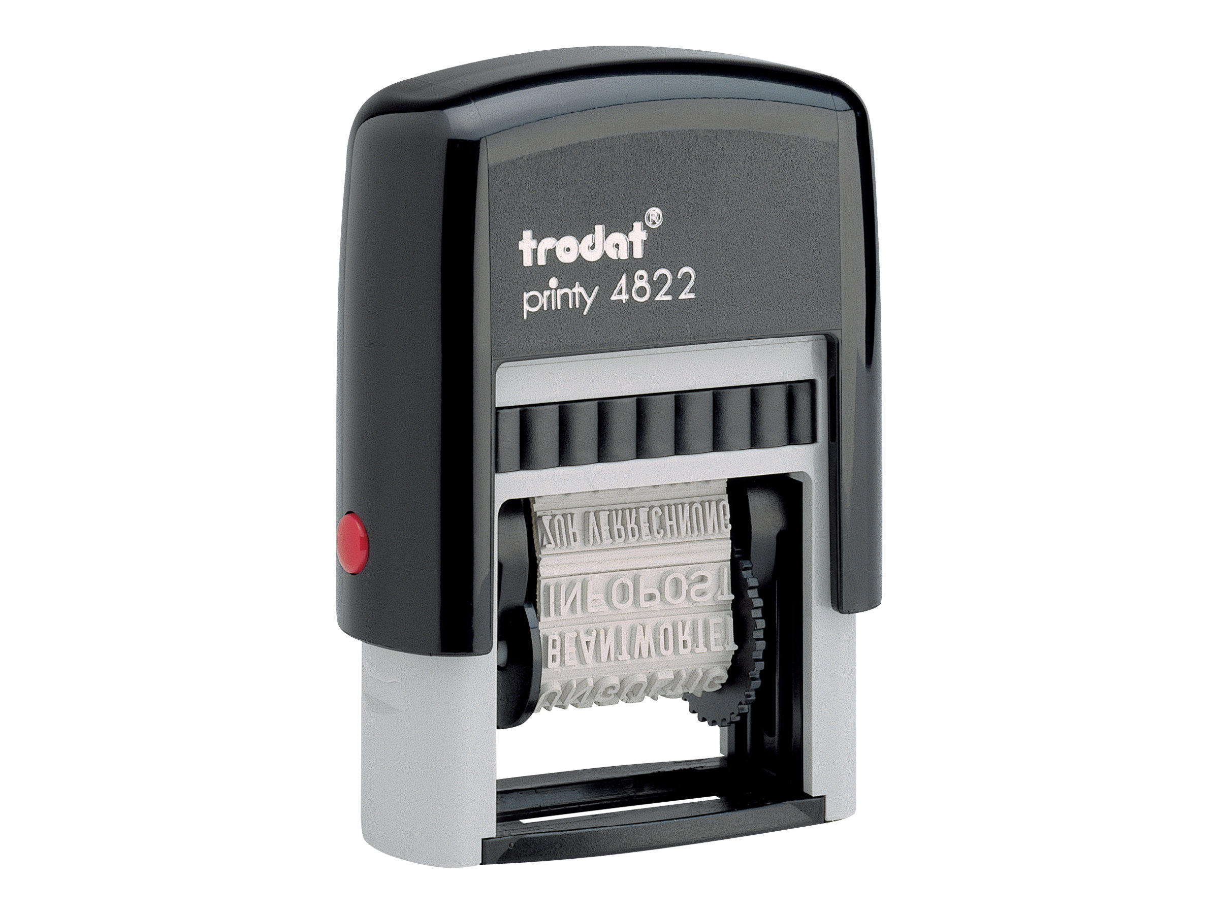 trodat Textstempel printy 4822 selbstfaerbend schwarz ohne Logo, 1 St. trodat Textstempel printy 4822 selbstfaerbend schwarz ohne Logo, 1 St.