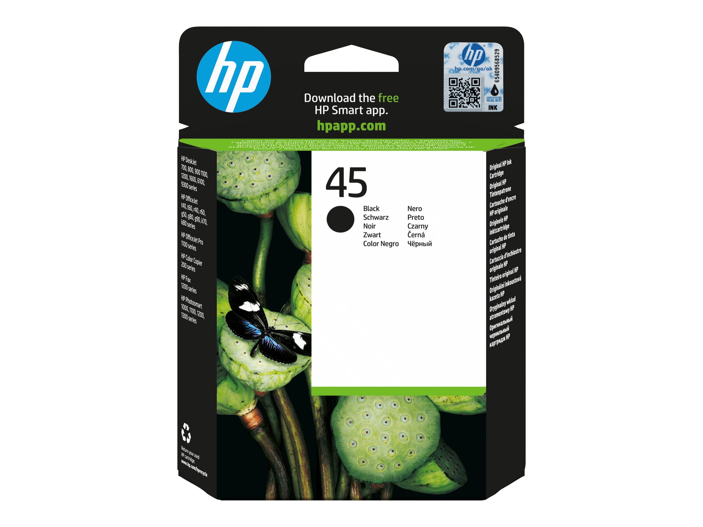 HP 45 (51645AE) schwarz Druckerpatrone