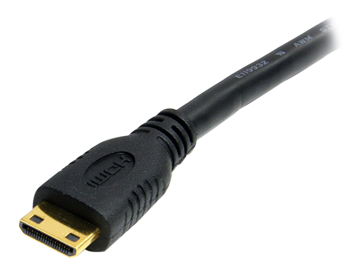 STARTECHCOM 2m High Speed HDMI Cable with Ethernet HDMI to HDMI Mini MM