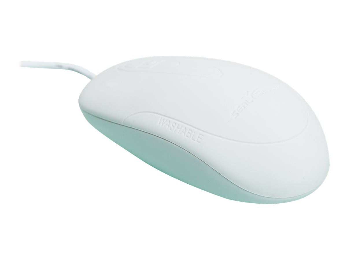 GETT SealShield SSM3 Silikon Maus Scrollfunktion IP68 wasserdicht desinfizierbar optisch USB Farbe: weiss GETT SealShield SSM3 Silikon Maus Scrollfunktion IP68 wasserdicht desinfizierbar optisch USB Farbe: weiss