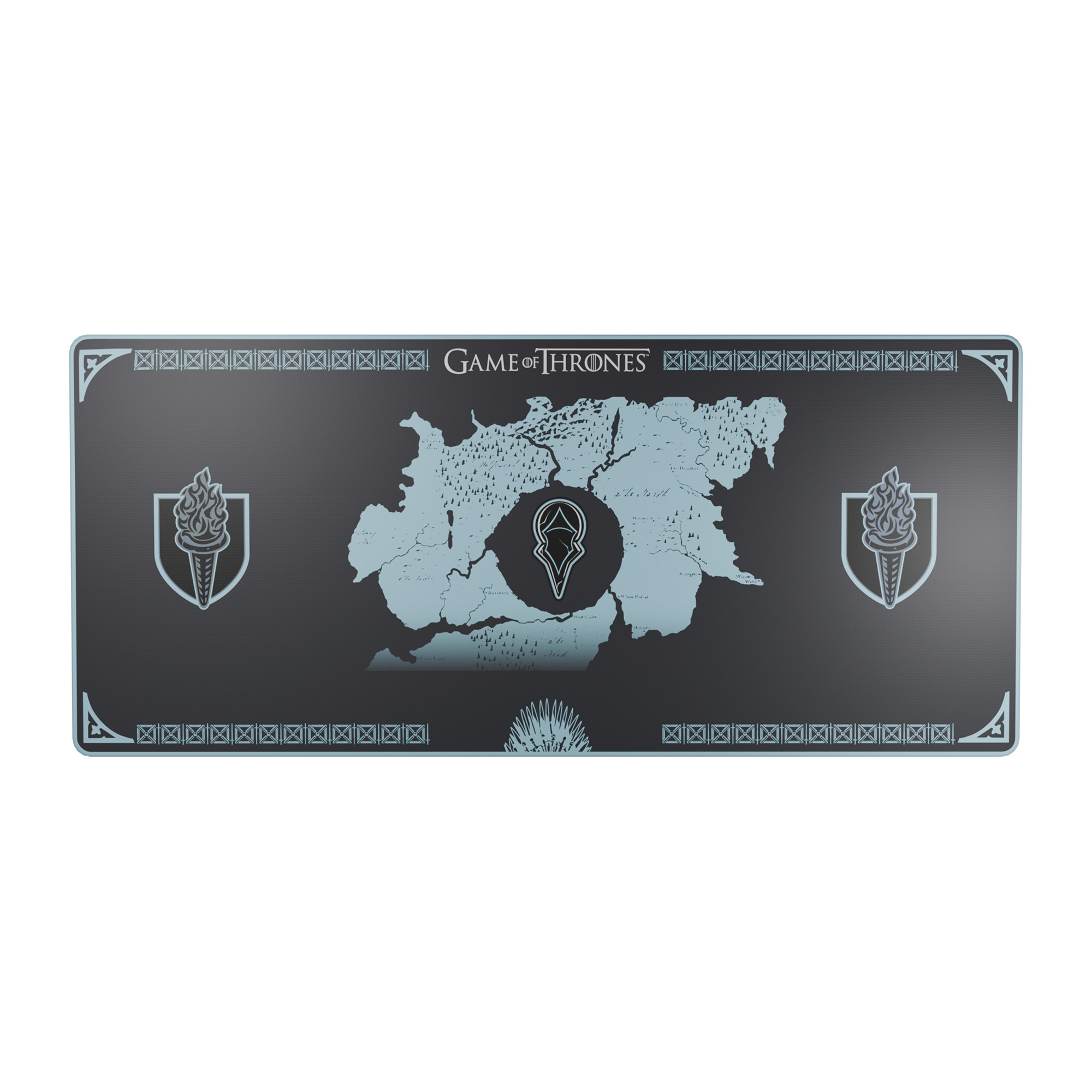 Pixminds Lexip X Game of Thrones Night King Mouse Pad XXL Czarny Niebieski