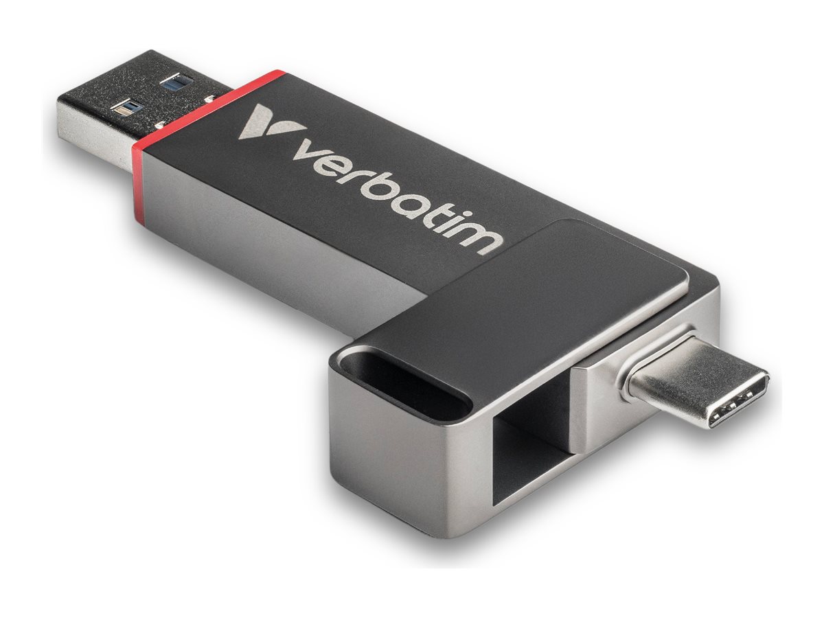 Verbatim Dual QuickStick USB-A/C 3.2 Gen1 256GB grau