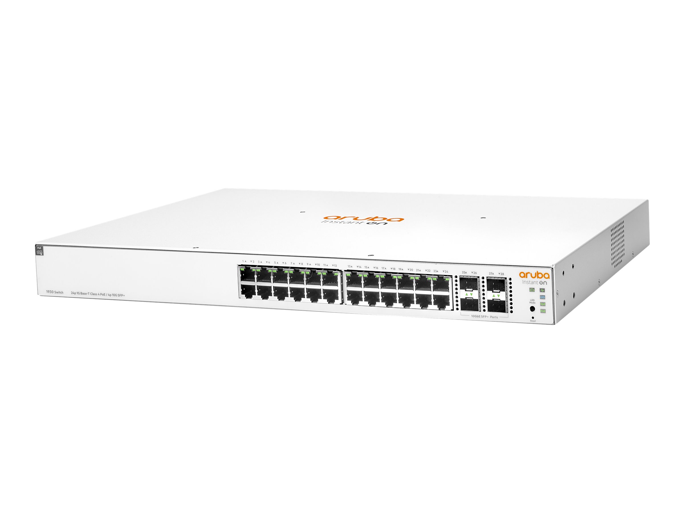 HPE Networking Instant On Switch 24p Gigabit CL4 PoE 4p SFP+ 195W 1930 EU en HPE Networking Instant On Switch 24p Gigabit CL4 PoE 4p SFP+ 195W 1930 EU en