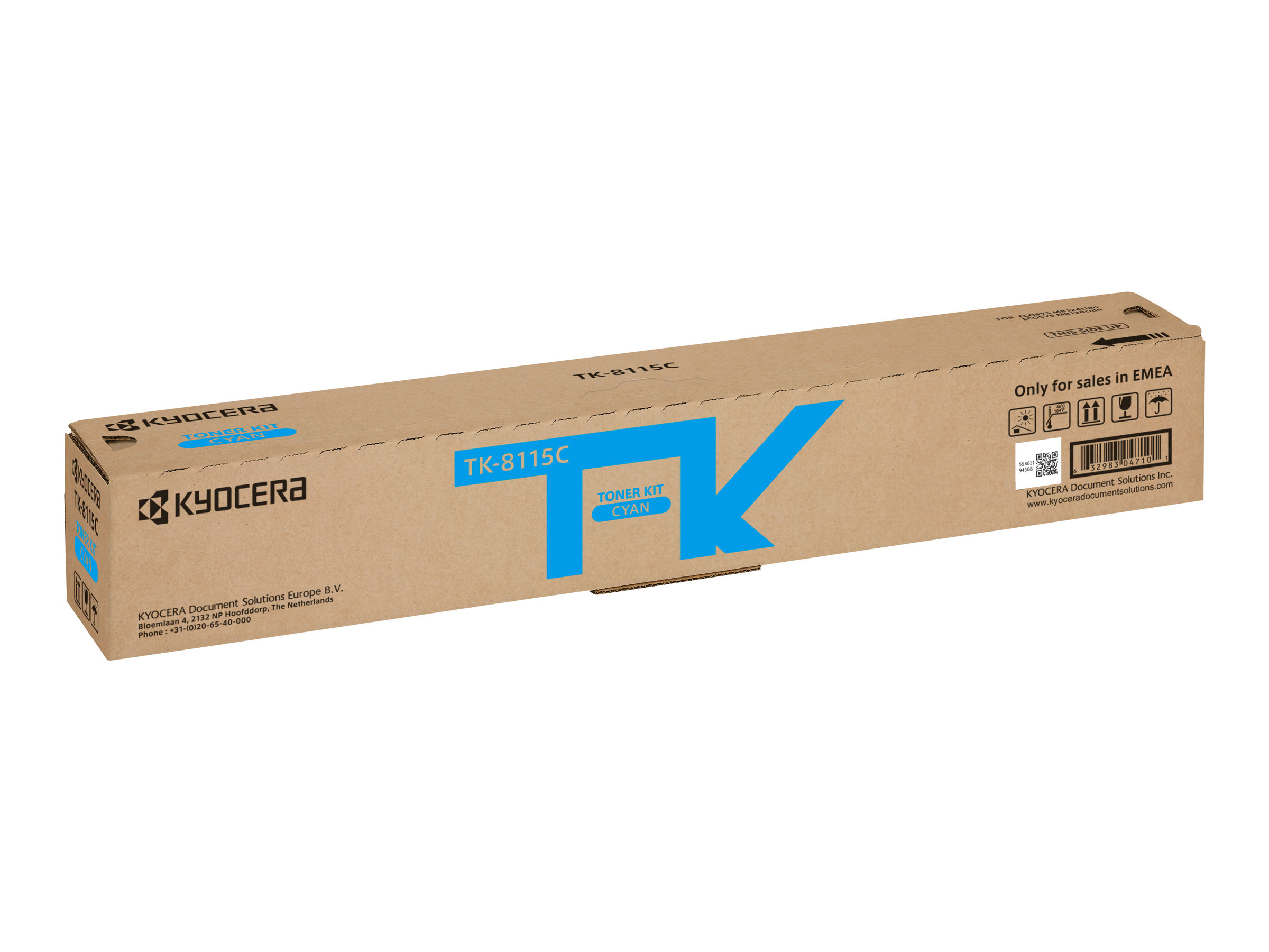 1T02P3CNL0 KYOCERA TK8115C Ecosys Toner 1T02P3CNL0 KYOCERA TK8115C Ecosys Toner