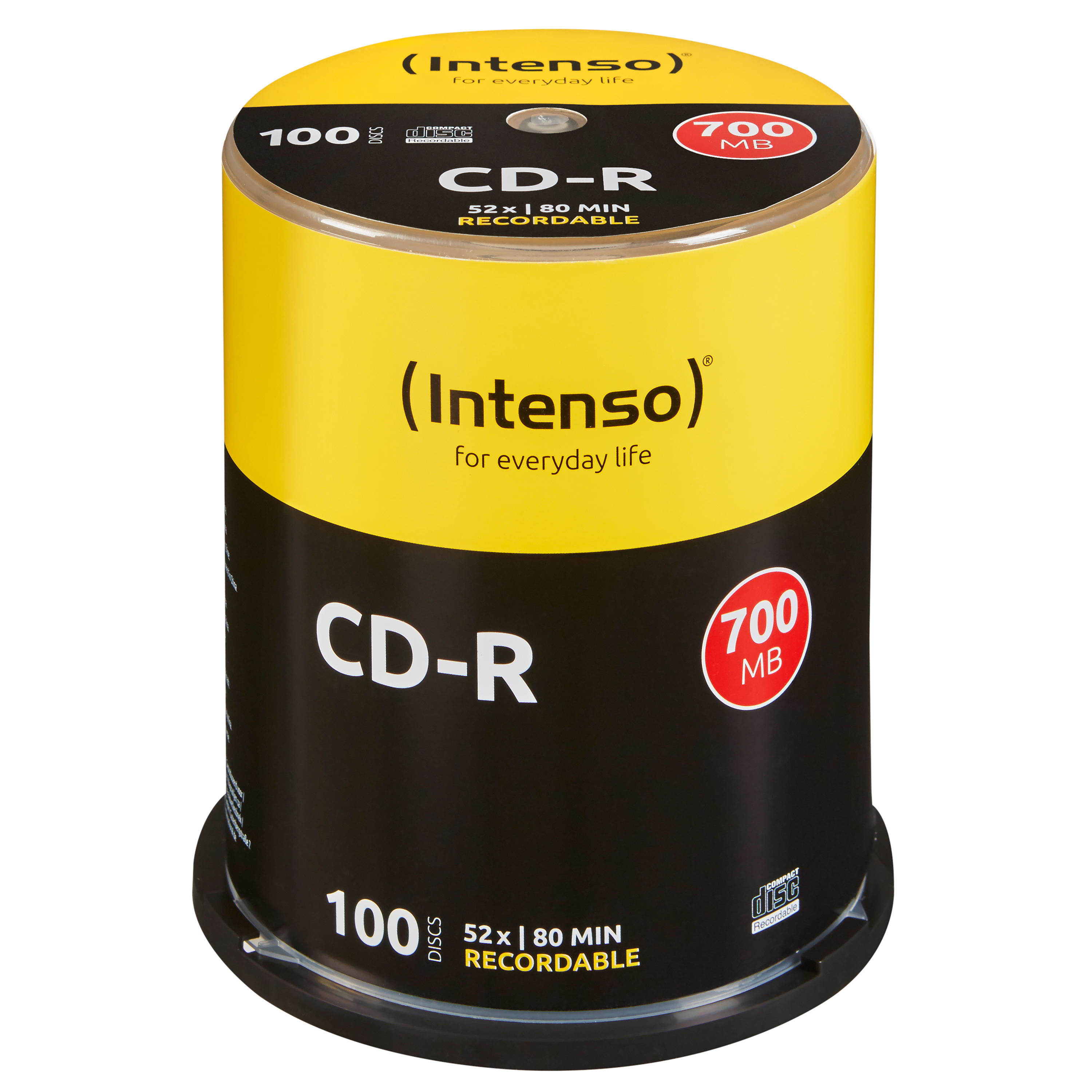 CD-R  Intenso 700MB 100pcs Cake Box 52x retail
